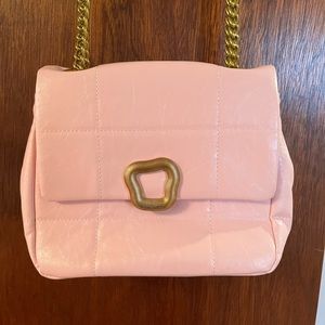 🆕 NWOT Authentic Songmont Medium Chocolate bag in Pink